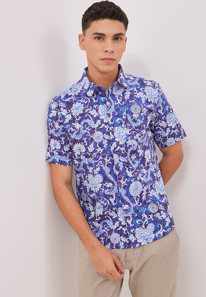 DRAGON Man Shirt with Point Collar