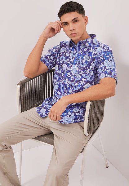 DRAGON Man Shirt with Point Collar