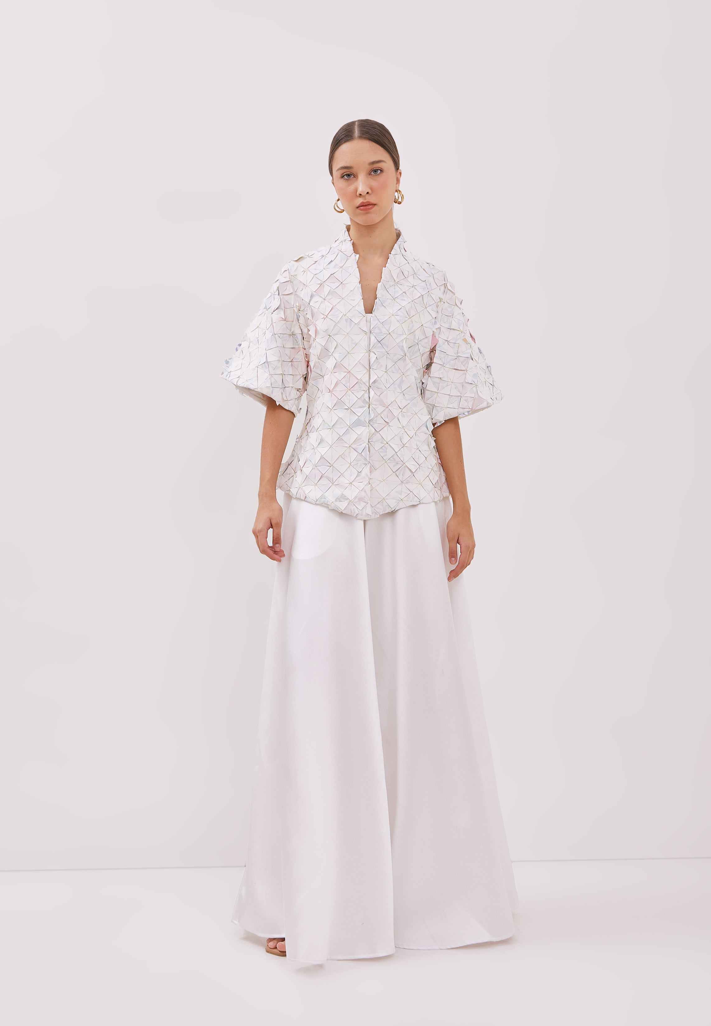 ORIGAMI White Kebaya Jacket