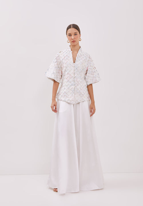 ORIGAMI White Kebaya Jacket