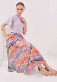 LILAC Sleeve Crop Top