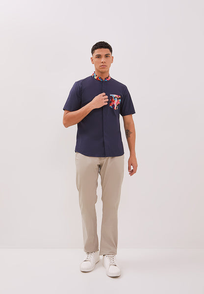 COLOURS OF LOVE Man Shirt with Point Collar