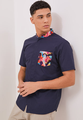 COLOURS OF LOVE Man Shirt with Point Collar