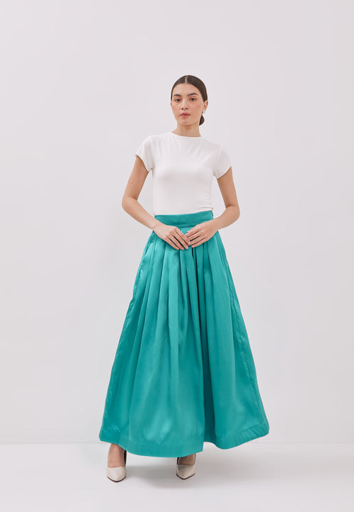 TURQUOISE Maxi Skirt