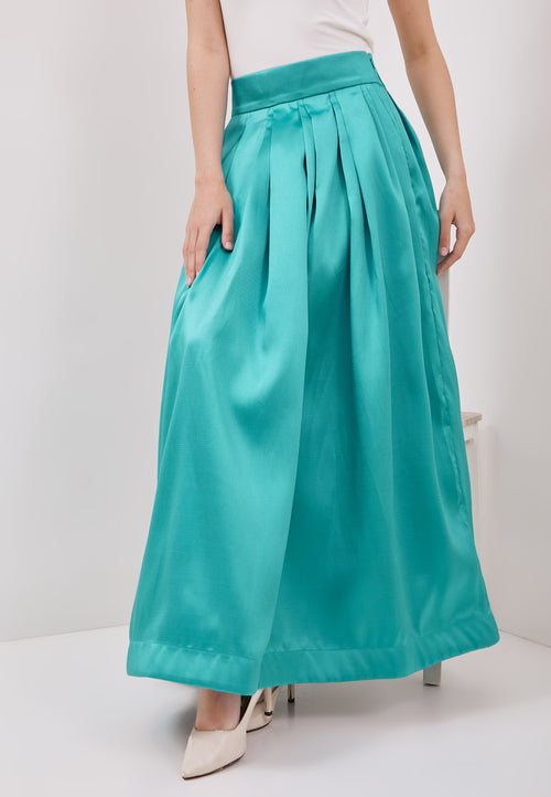 TURQUOISE Maxi Skirt