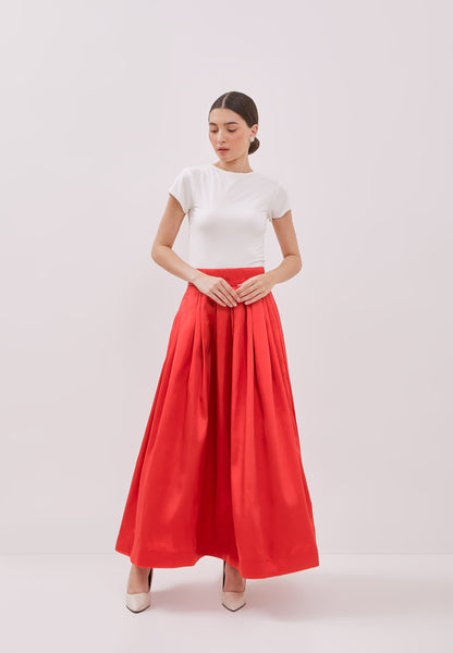 RED Maxi Skirt