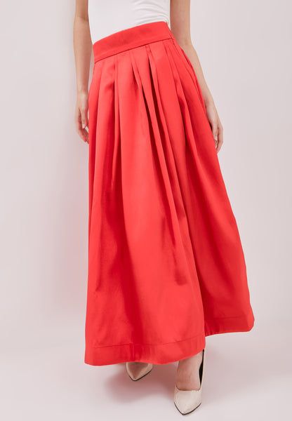 RED Maxi Skirt