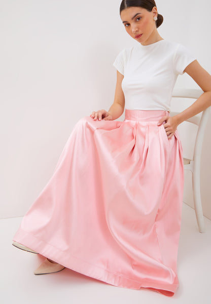 BLUSH PINK Maxi Skirt