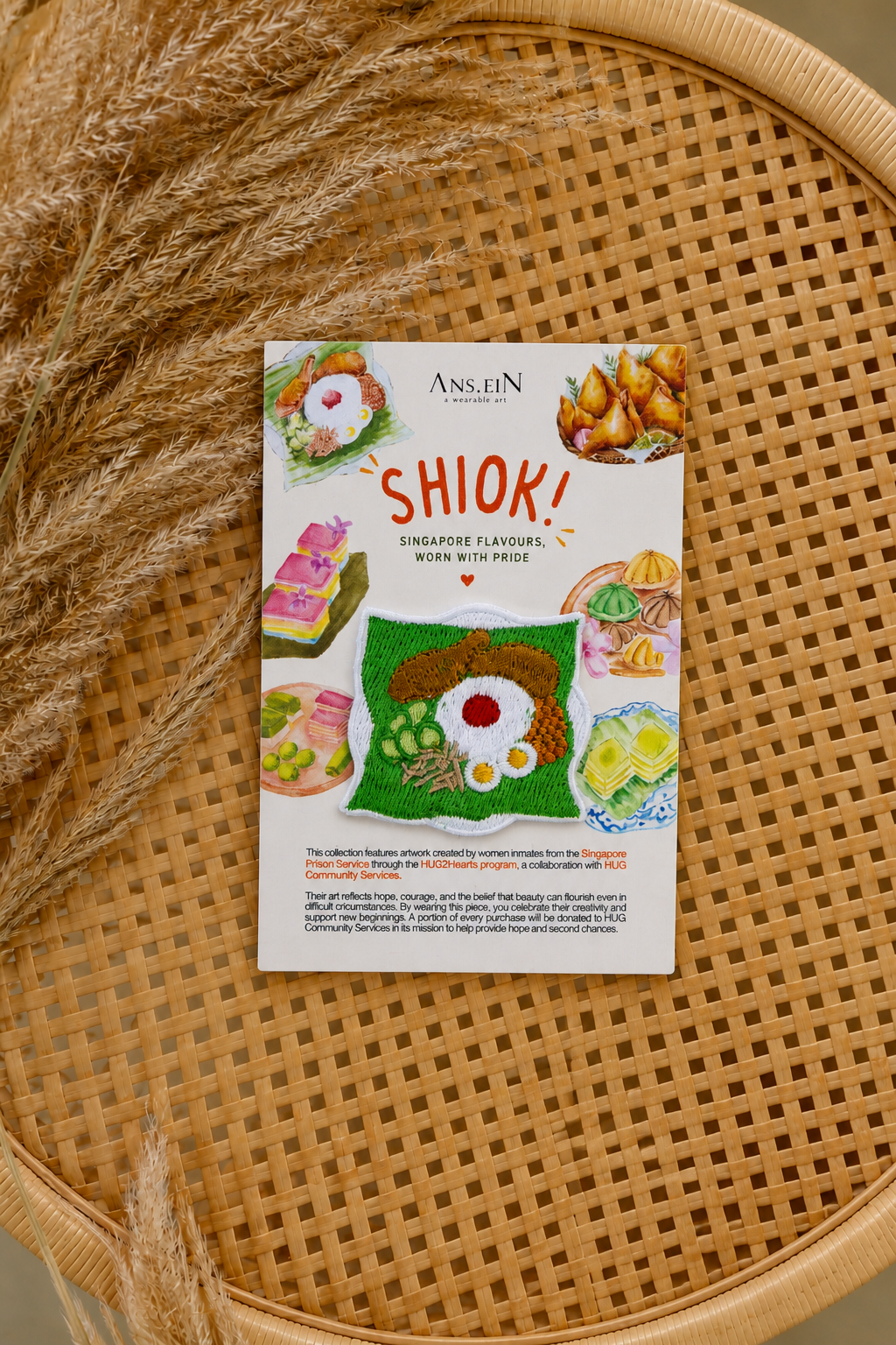 SHIOK! Embroidery Patch