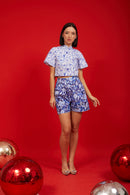SINGAPORE ICONS Sleeve Crop Top