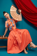 ORANGE Flare Skirt
