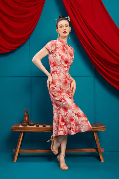 ORCHID Mermaid Cheongsam Dress