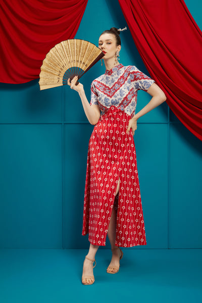 BATIK TULIS Harmony Cheongsam Dress