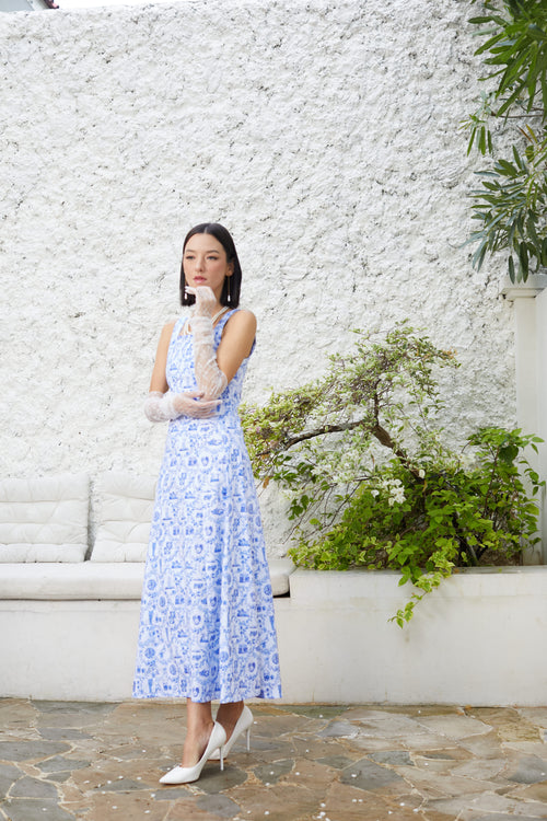 SINGAPORE ICONS Gardenia Dress
