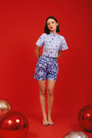 SINGAPORE ICONS Sleeve Crop Top