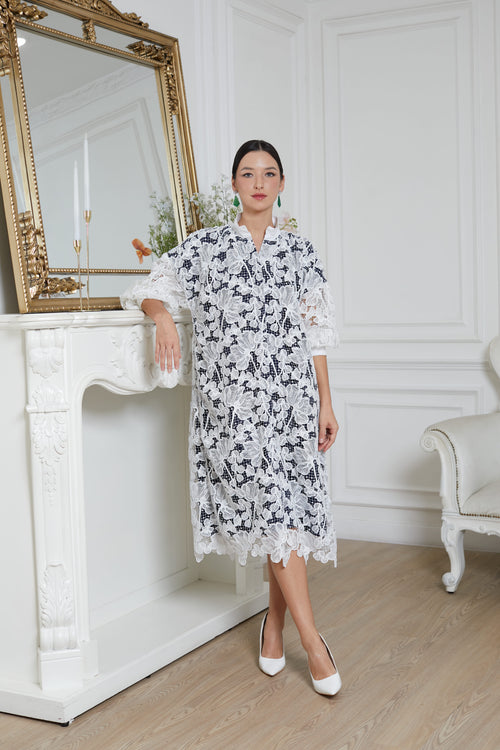 EMBROIDERY Shirt Dress