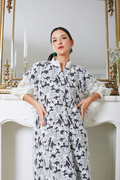 EMBROIDERY Shirt Dress