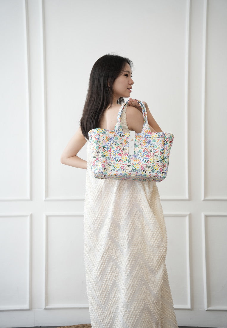 WHITE HANA Canvas Bag