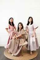 DUSTY ROSE Midi Flare Skirt