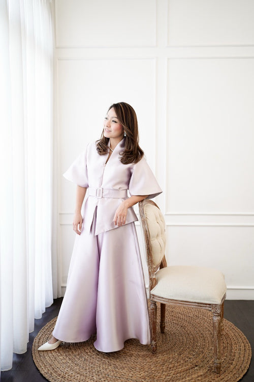 SILVER GREY Maxi Circle Culottes