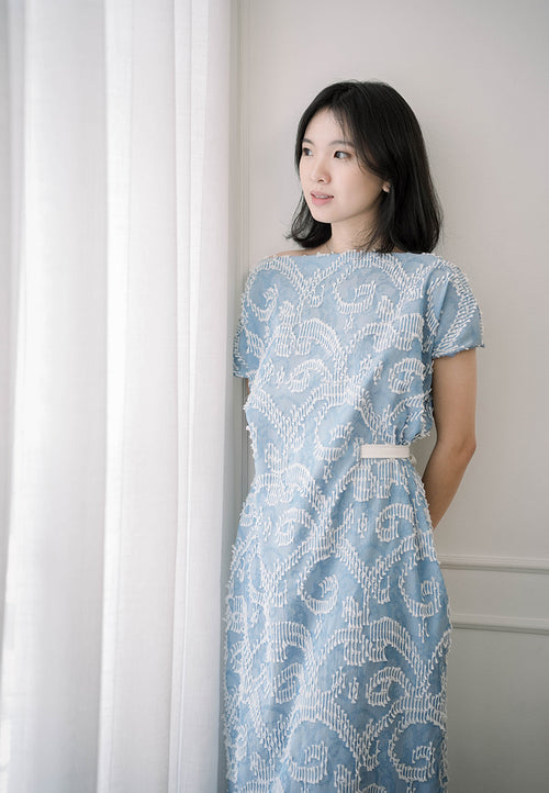 3D Tenun Cloud Magic Dress