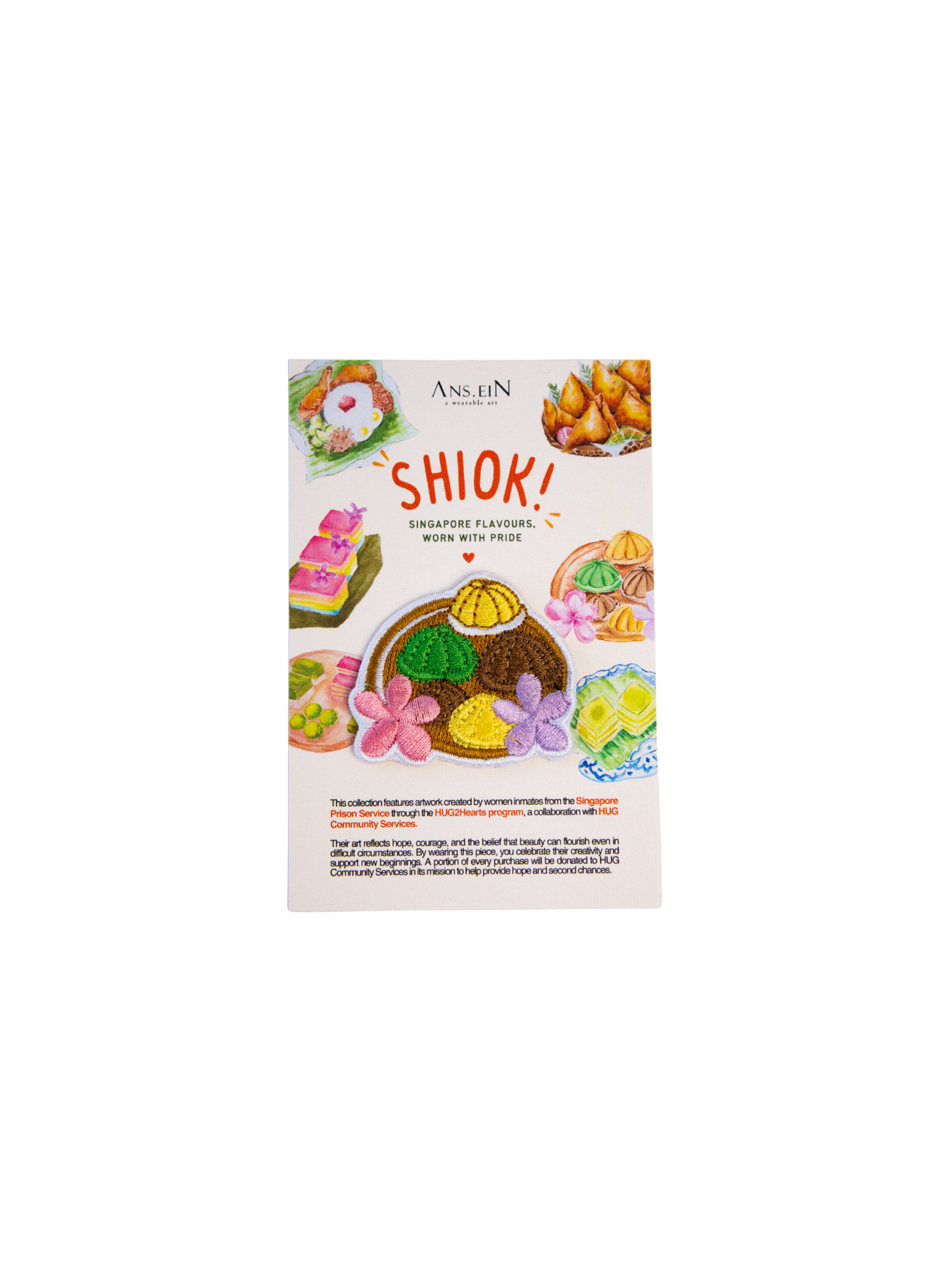 SHIOK! Embroidery Patch