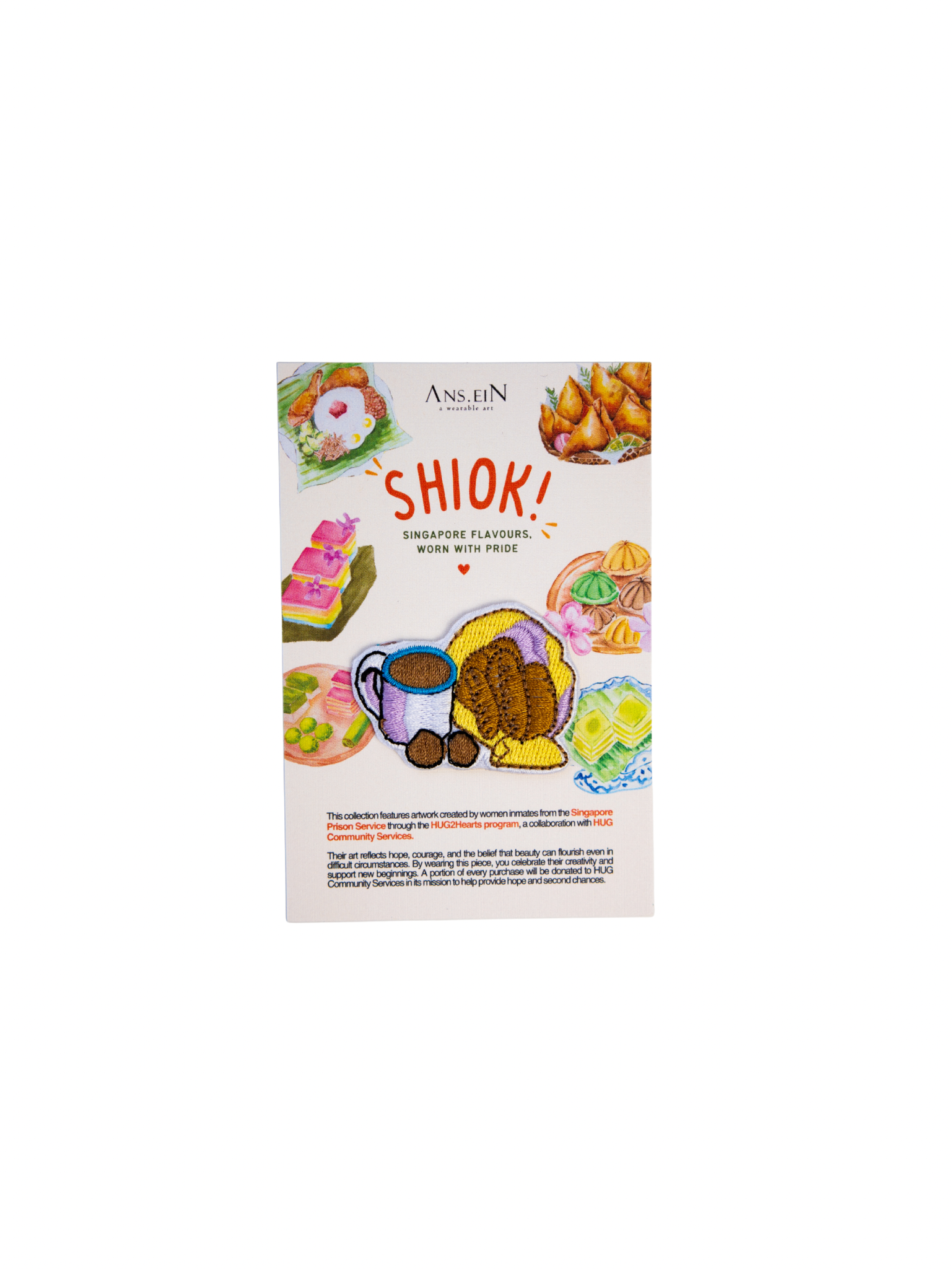 SHIOK! Embroidery Patch