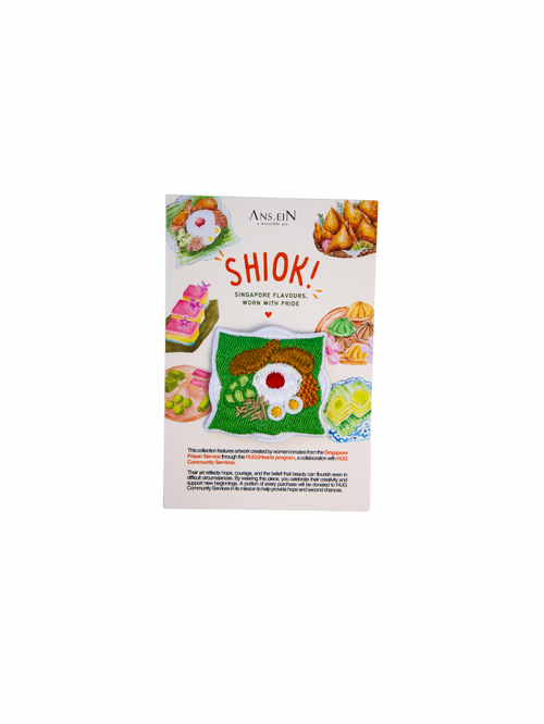 SHIOK! Embroidery Patch