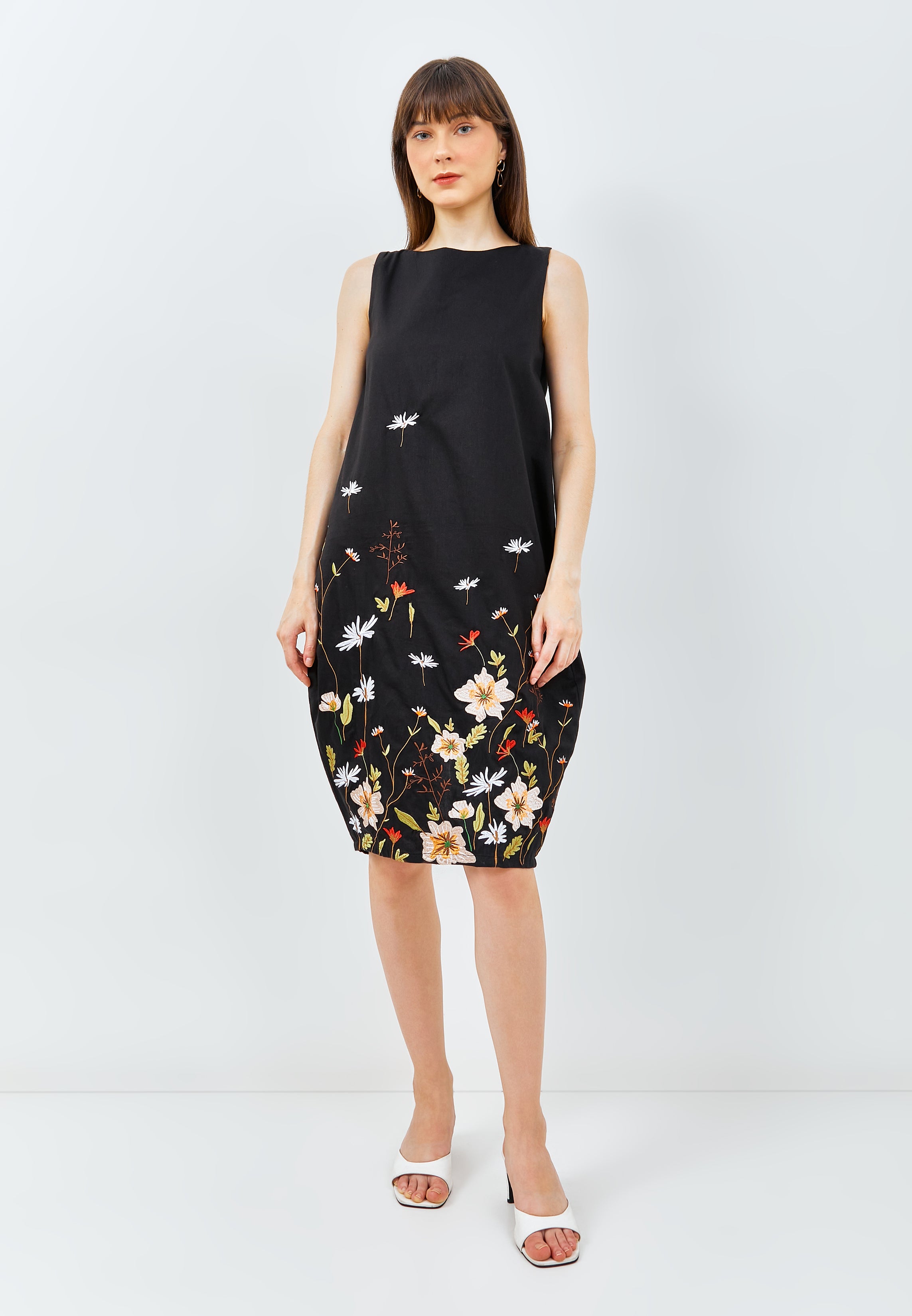 SECRET GARDEN Black Tulip Dress
