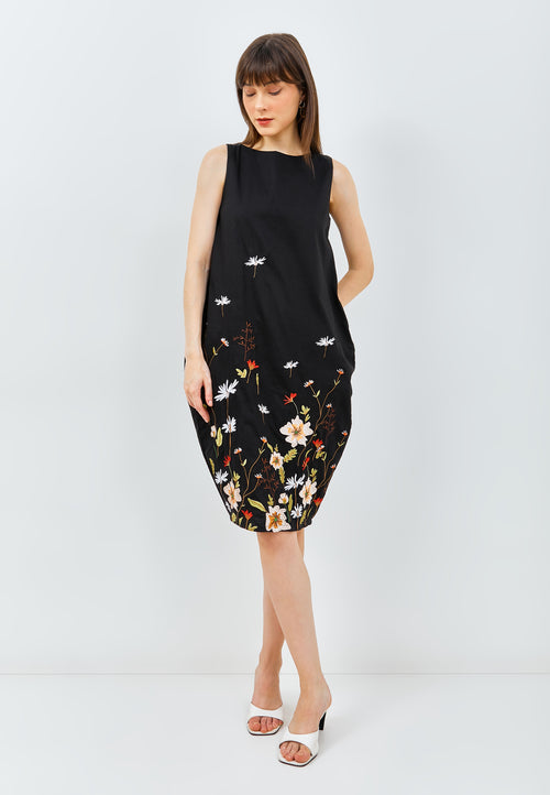 SECRET GARDEN Black Tulip Dress
