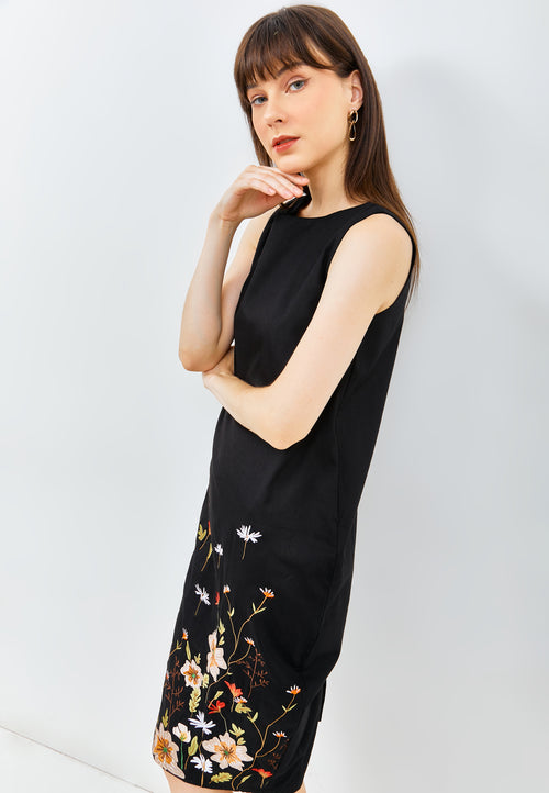 SECRET GARDEN Black Tulip Dress
