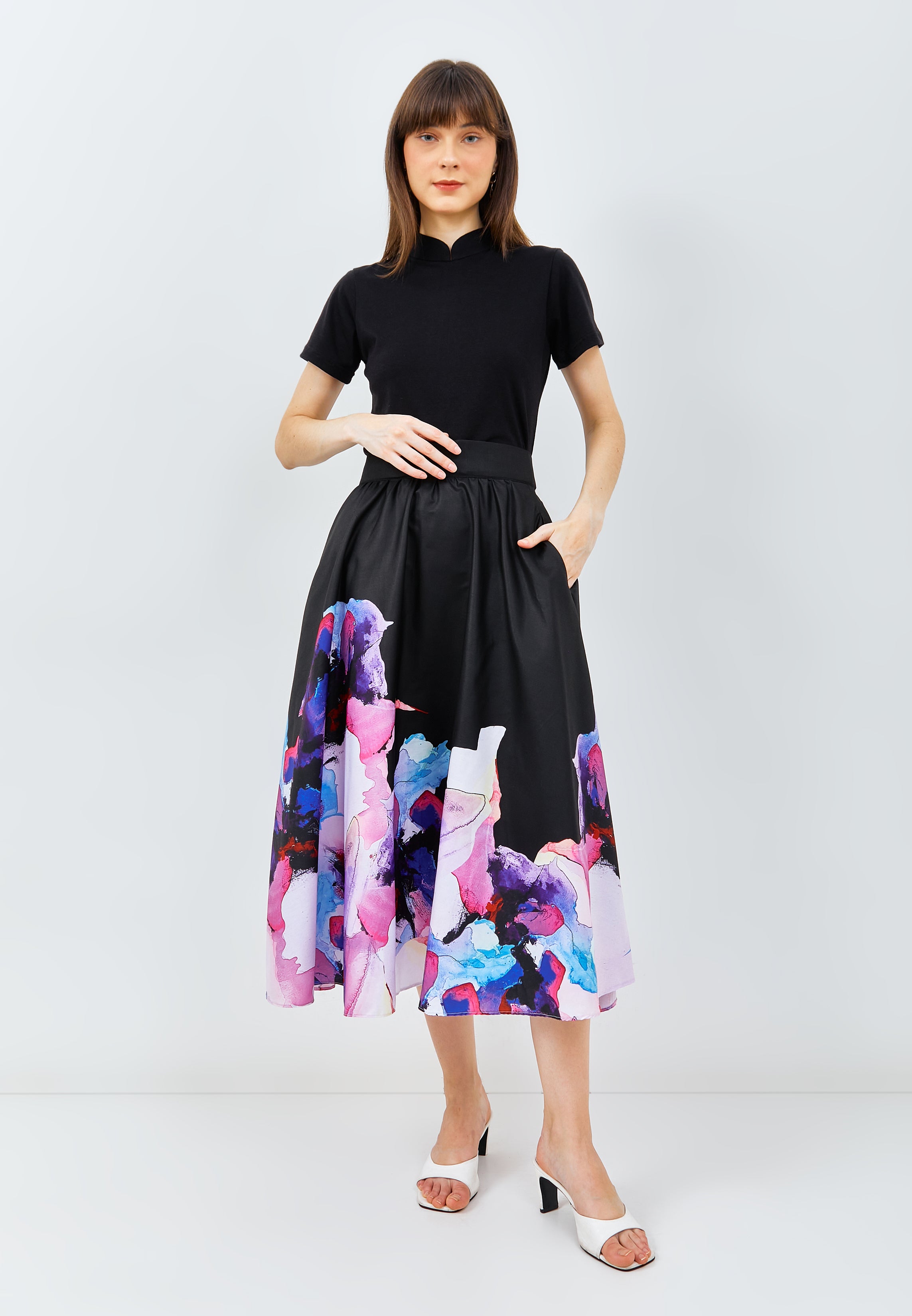 RIPPLE Maxi Circle Skirt