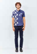 BUTTERFLY Man Batik Shirt - Point Collar