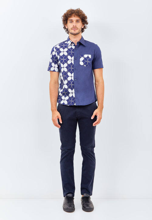 BUTTERFLY Man Batik Shirt - Point Collar