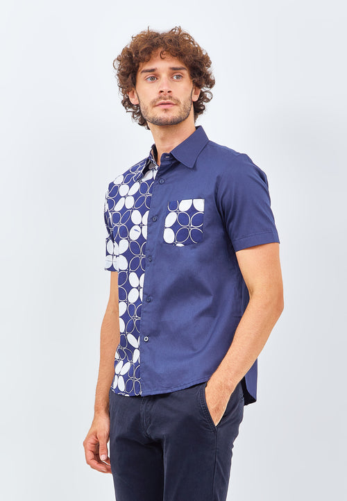 BUTTERFLY Man Batik Shirt - Point Collar