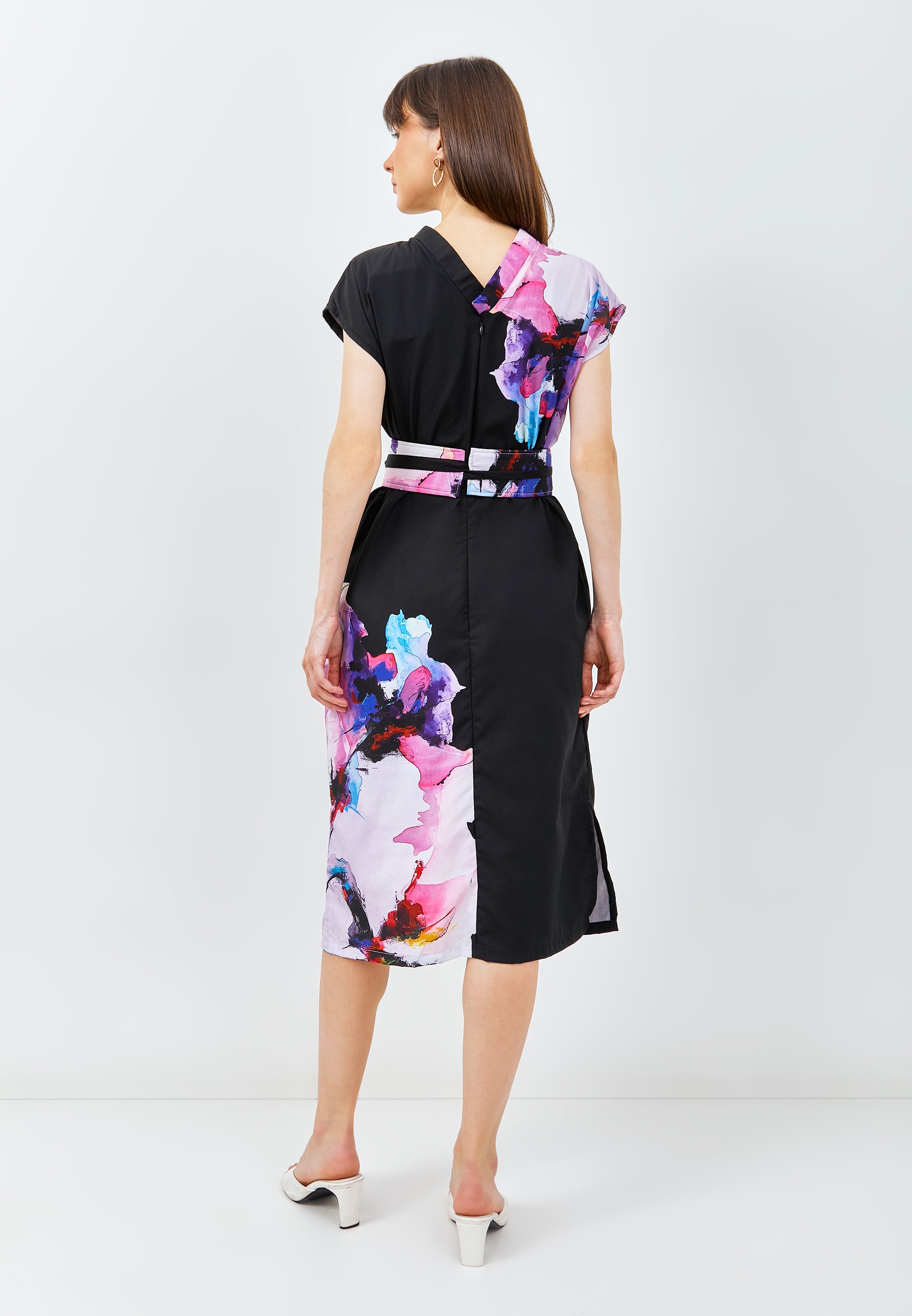 RIPPLE Kimono Cheongsam Dress