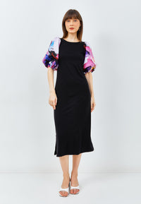 RIPPLE Puff Sleeve Dress
