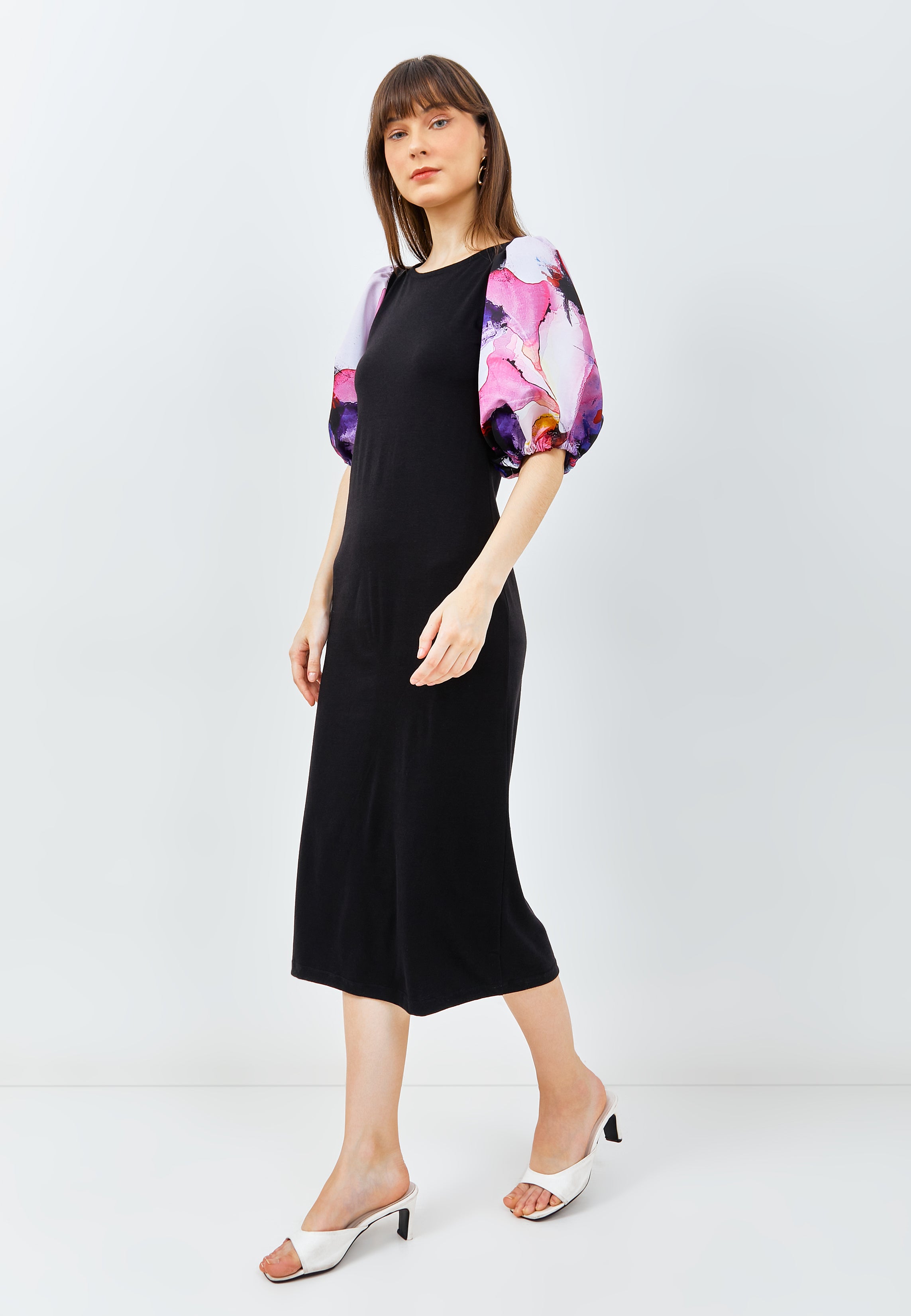 RIPPLE Puff Sleeve Dress