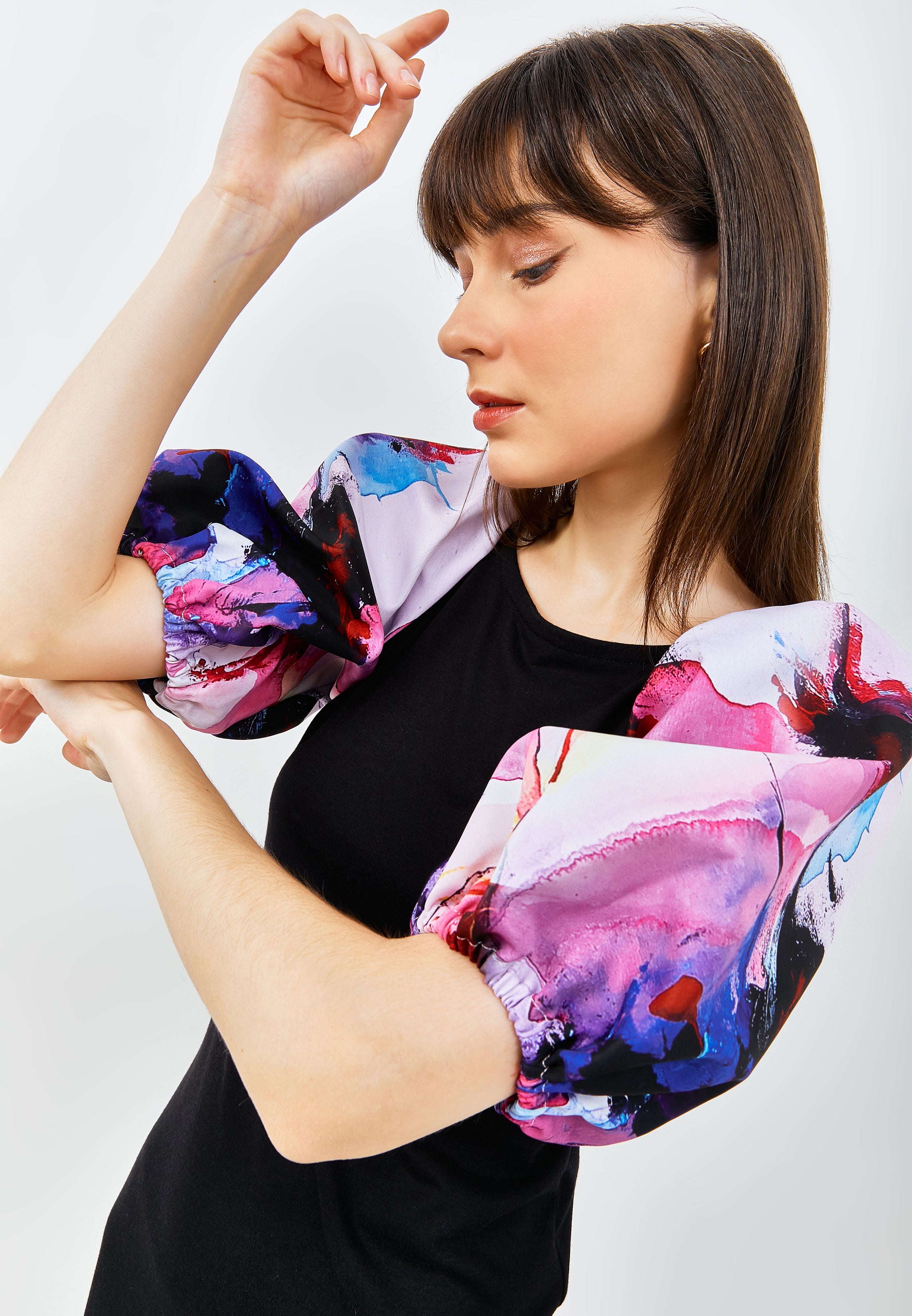 RIPPLE Puff Sleeve Dress