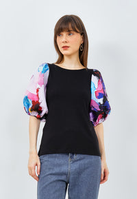 RIPPLE Puff Sleeve Top