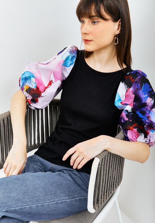 RIPPLE Puff Sleeve Top