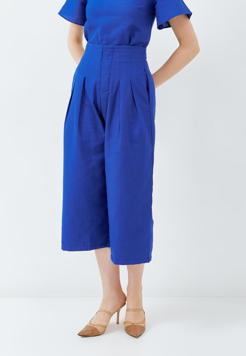 Linen High Waist Pants