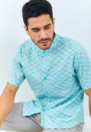 CLOUD Mint Man Batik Shirt