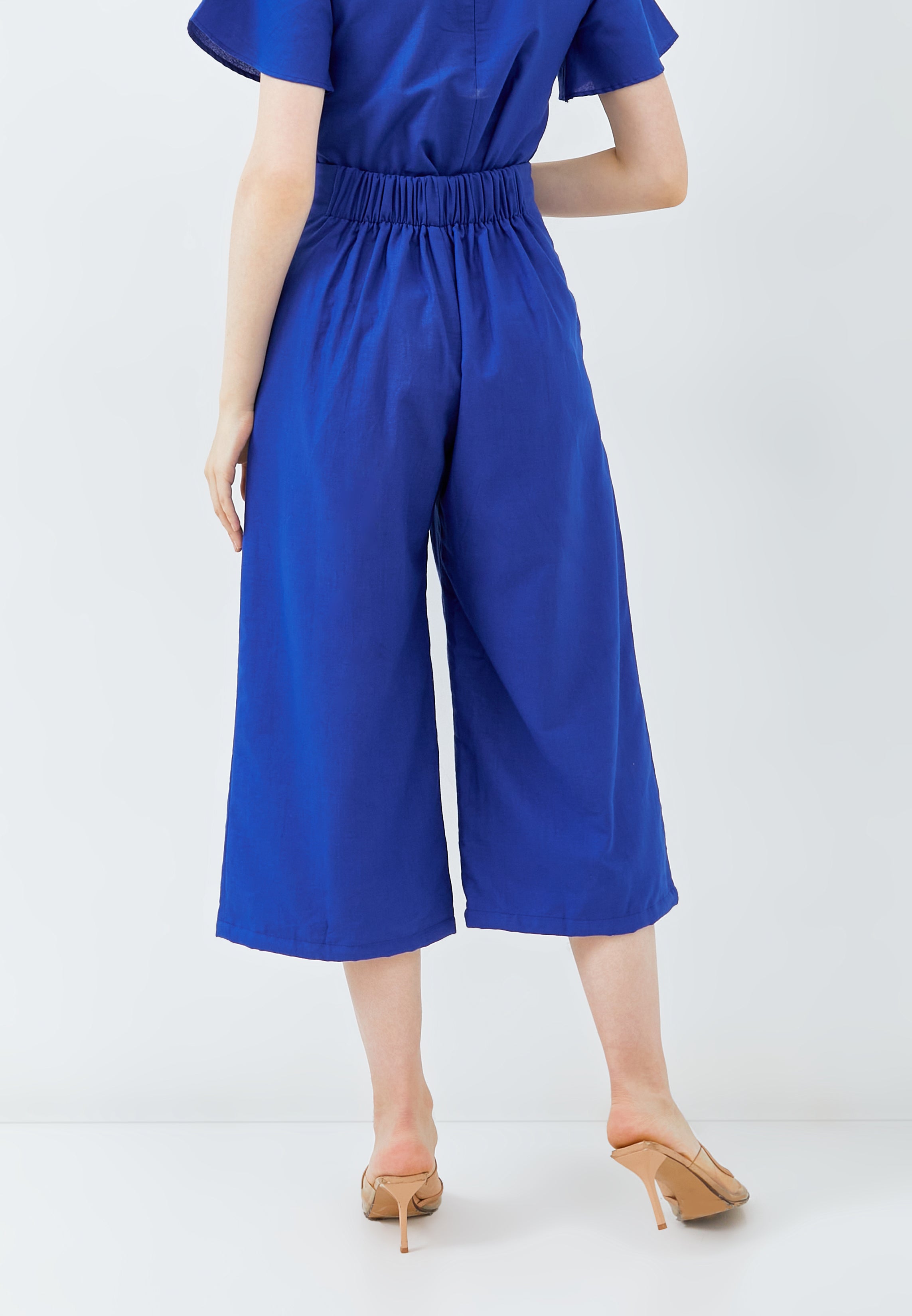 Linen High Waist Pants