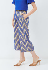 3D Tenun High Waist Pants