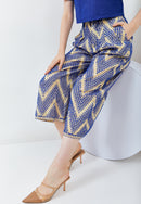 3D Tenun High Waist Pants