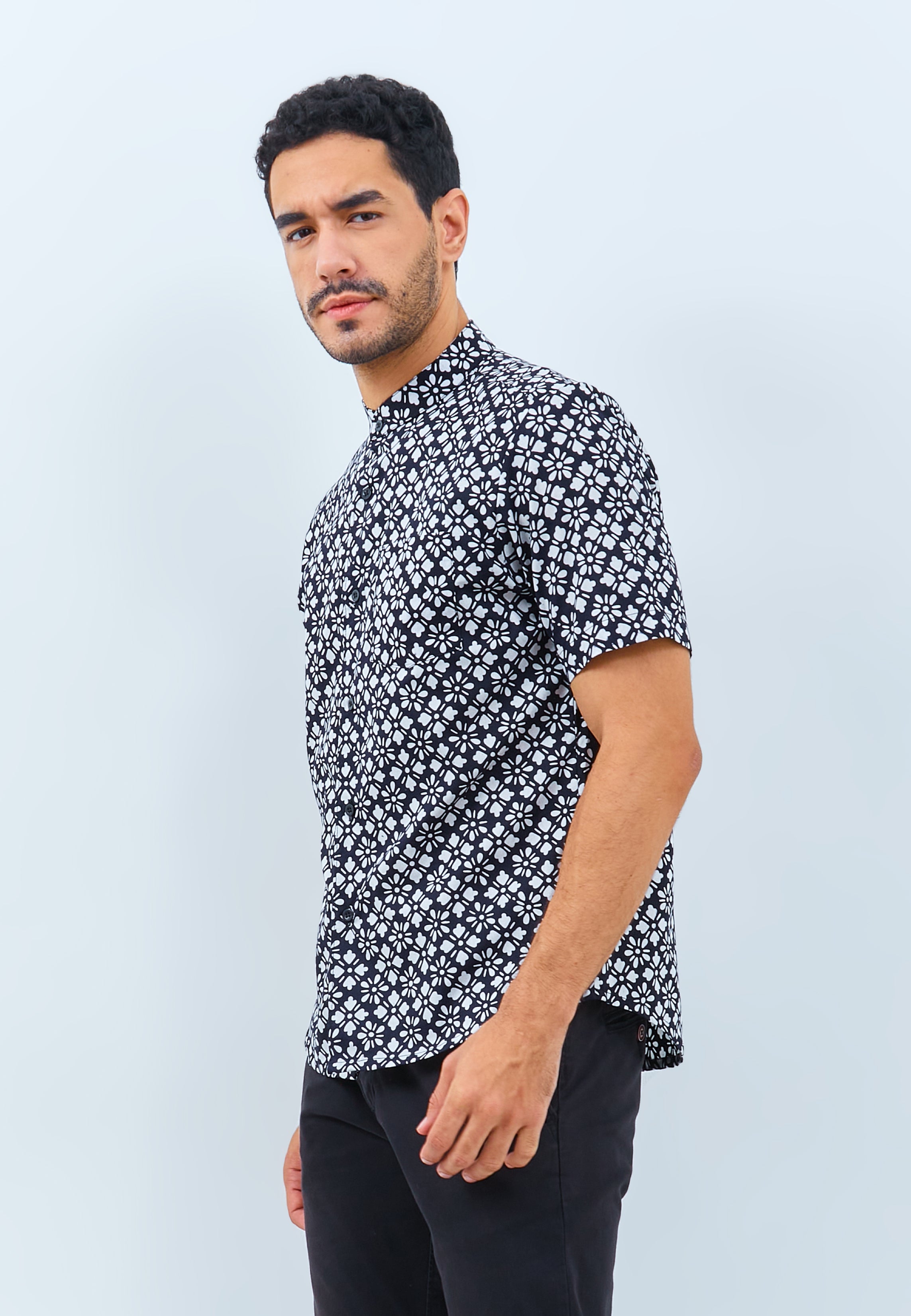 STARS Black Man Shirt