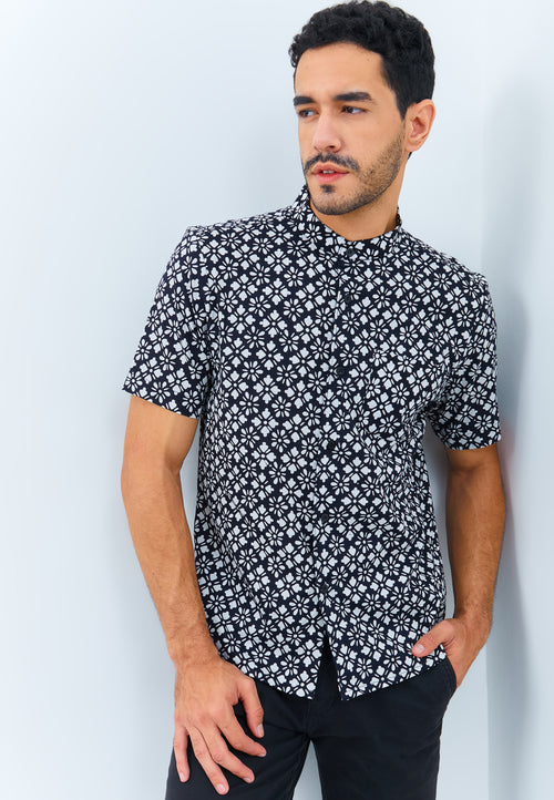 STARS Black Man Shirt