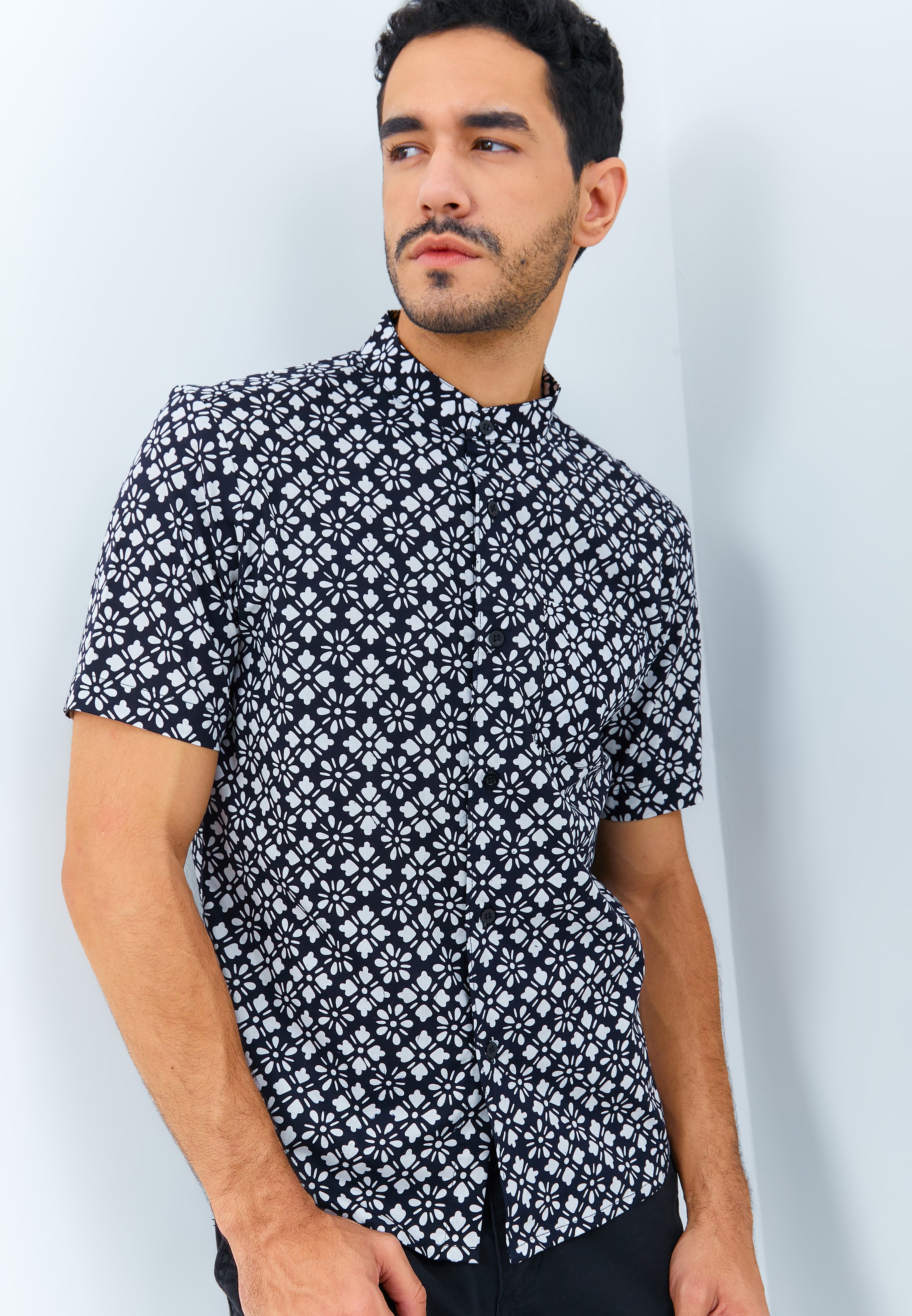 STARS Black Man Shirt
