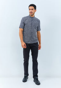 CLOUD Black Man Batik Shirt